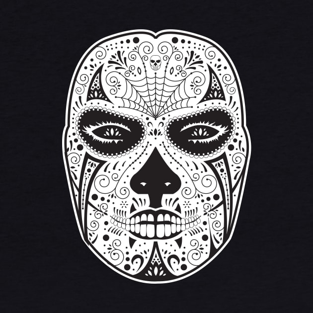 Day of the dead mask by Paint